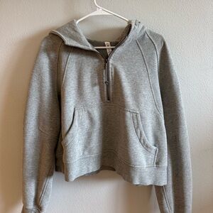 Lululemon Cropped Quarter-Zip Scuba Jacket